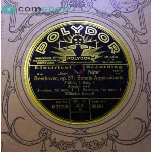 Vinyl record (78rpm) Sonata...
