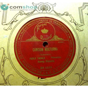 Vinyl record (78rpm) Pablo...