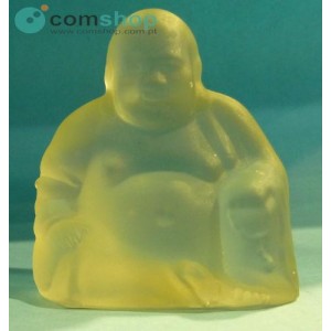 Figura em vidro fosco "Buda"