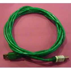 Cabo USB Tipo A-B verde 3,0mt