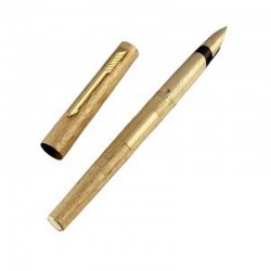 Caneta em ouro laminado...